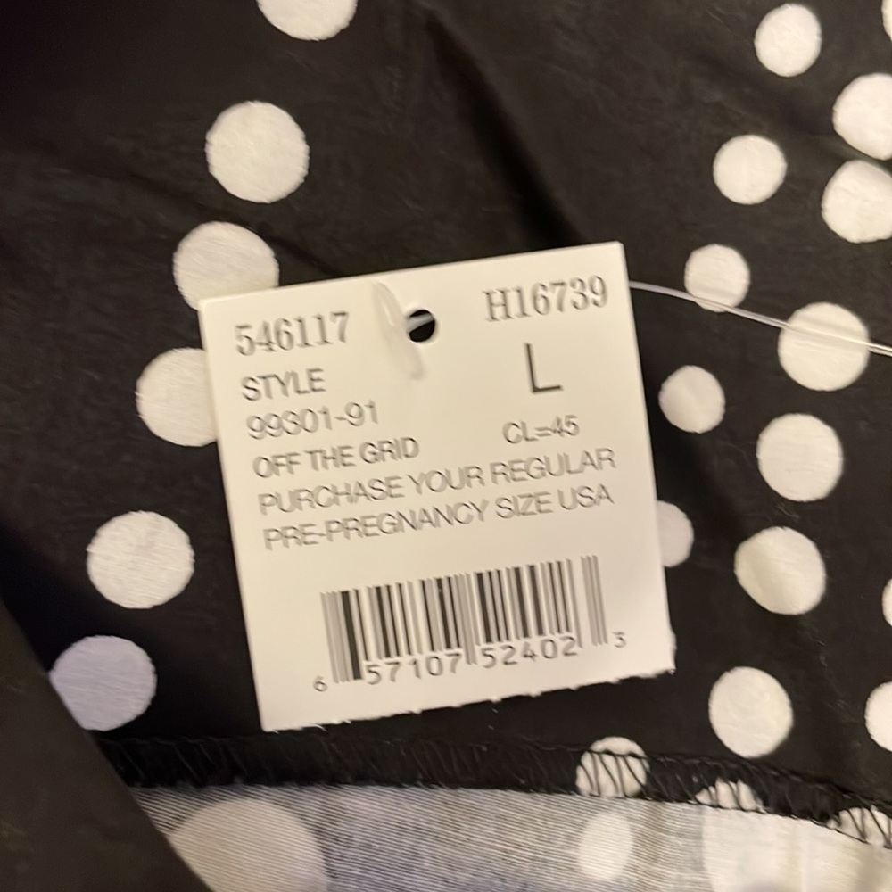 Motherhood Maternity sleeveless dotted dress with tie and pockets - Picture 9 of 9